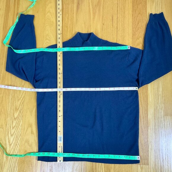 Bass Sweater Wool Blend Vintage Blue Men's (L) - Picture 7 of 8